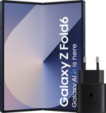 Samsung Galaxy Z Fold 6 256GB Blauw 5G + Samsung Oplader 25W Zwart